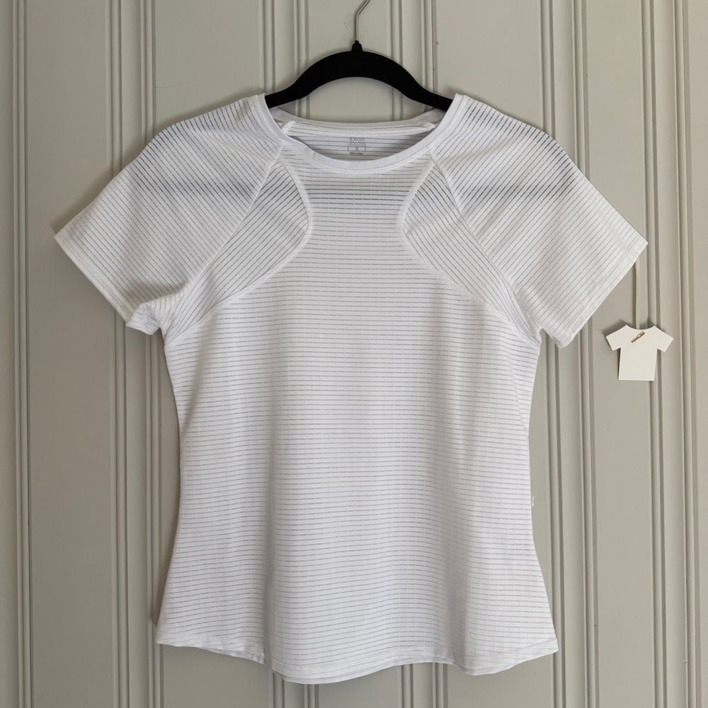 Tail White Fitted Short Sleeve Tee- Active/Tennis